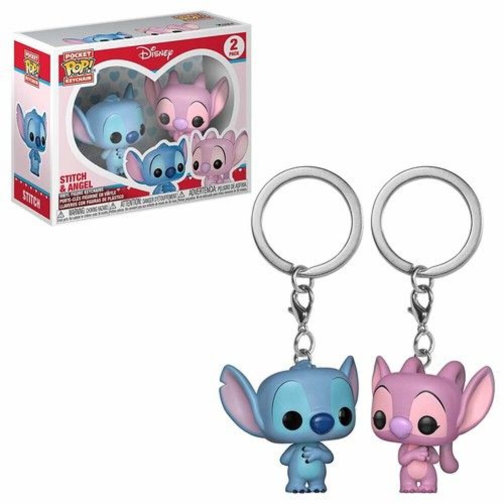 Funko POP! Keychain: Lilo & Stitch - Stitch & Angel 2PK  COLLECTIBLES